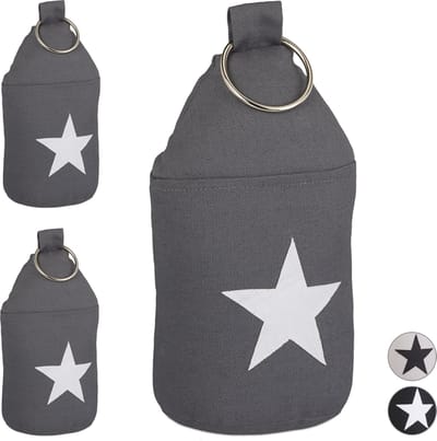 3x deurstopper ster - deurvastzetter - deurstop met handvat - deurbuffer - stof