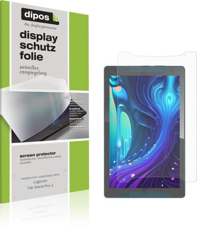 dipos – 2x Matte Beschermfolie geschikt voor Logicom Tab Stand Pro 2 | Krasbestendige & antireflecterende Screenprotector Ultra-Thin