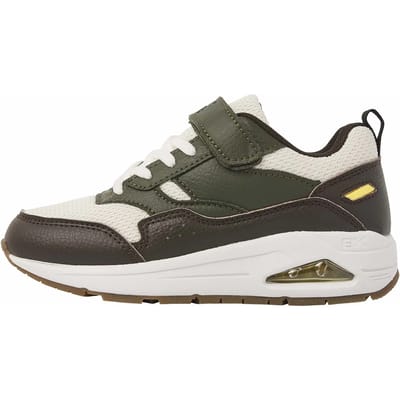 British Knights - Lennox Jongetjes Sneakers Laag - Maat 31 - Donker bruin/Groen/Beige/Geel - Jongens Schoenen