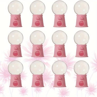 12 Stuks Kleine Gloeilamp Snoepdispenser, Schattige Twister Mini Bruiloft Snoepdoos, Feest Gastvrijheid Container, Desserttafel Tafeldecoratie