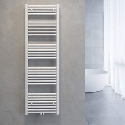 Verticale Handdoekradiator Badkamer Rechte Paneelradiator RVS - Diverse Afmetingen