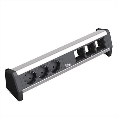 Bachmann 902.002 power uitbreiding 3 AC-uitgang(en) Zwart, Zilver