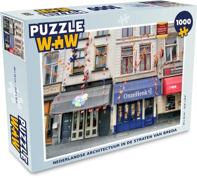 Puzzel Breda - Nederland - Architectuur - Legpuzzel - Puzzel 1000 stukjes volwassenen