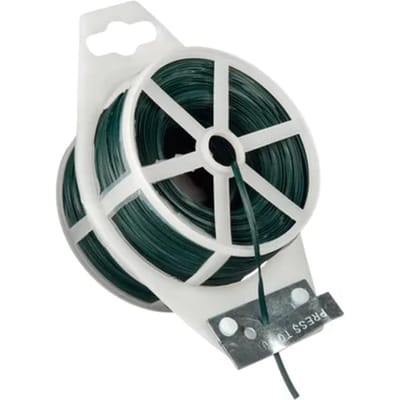 Nature Bindband Met Metalen Kern Groen Geplastificeerd 100m