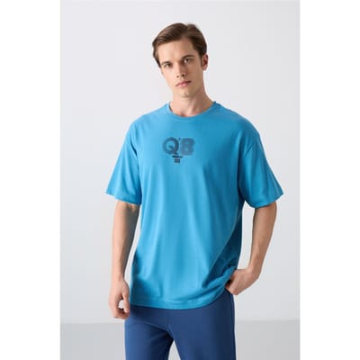 Oversized Bedrukt Logo Crew Neck T-shirt