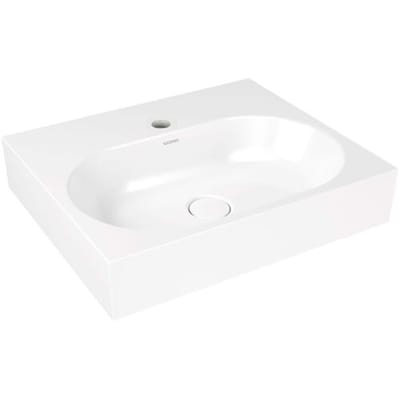 Kaldewei CENTRO wall-mounted washbasin 3061 with 1 tap hole, 60 cm 903406013001