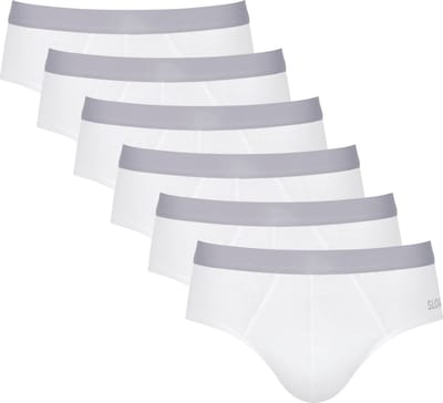 sloggi men GO ABC 2.0 Brief 6P Onderbroek - WHITE - Maat XL