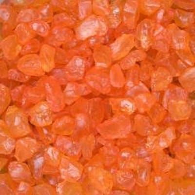 Decoratieve Gekleurde Glassteentjes / Gekleurd Glas - Oranje - 4-10mm - 1kg