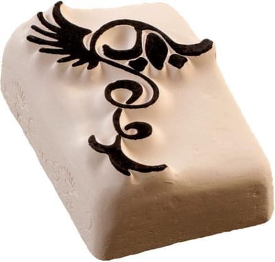 LaDot Tattoo Stempel Steen - M200 - Medium - Bloem - Nep Tattoo - Black Tattoo - Kinderen en Volwassenen
