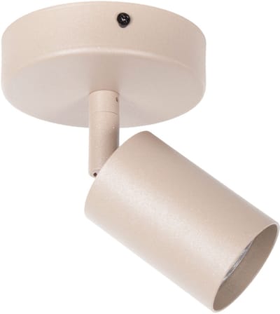Plafondspot | 11 cm | Serie bounce zand / beige | GU10 | beige/crème | metaal | accent verlichting