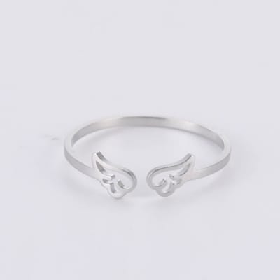 Hiden - Angel Wings Ring - Dames - Sieraden - Fashion - Sieraad | Zilverkleurig