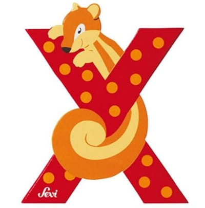 Letter - X - Hout - Sevi
