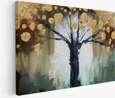 Saammp Muurcirkel Hout - Wolf tussen de planten - Dieren - Natuur - Ø 80 - Wandcirkel - Wanddecoratie Cirkel - muurdecoratie Woonkamer - Slaapkamer decoratie - Rond Schilderij