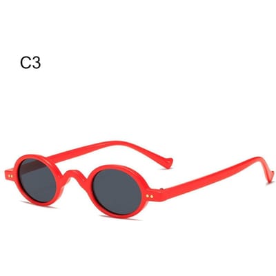 Ovales petites lunettes de soleil rondes femmes Vintage mode Punk lunettes de soleil Hip Hop lunettes de soleil voyage nuances UV400 lunettes