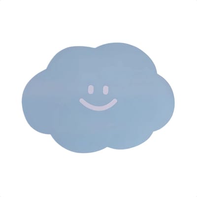 Blauwe Wolk Muismat - Antislip & Waterdicht - Voor Thuis, School & Kantoor