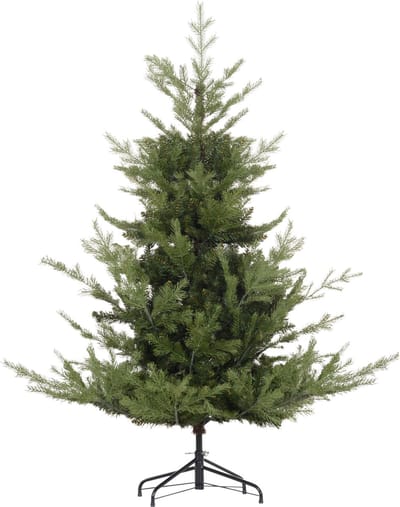 HOMCOM Kunstkerstboom met Metalen Standaard - Kerstboom - Nepkerstboom - Kunstboom - Groen