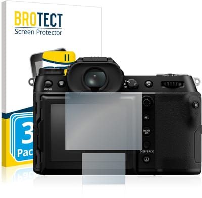 Screenprotector 3 Stuks voor Fujifilm GFX100S Beschermglas transparant