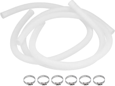 Solidchoice - Dailygoody - Vervangende Slang Zwembaden - Drukbestendig - Wit - Lekken Proof - Zwembad Pomp Slang - Geschikt voor Verversen van Water - 151 cm