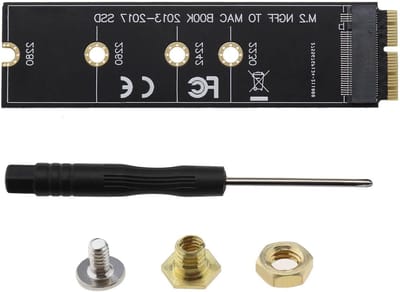 SSD naar NVME Adapter - Upgrade Kit - Opslag Uitbreiden - Specifiek Model - 89x23mm - Zwart