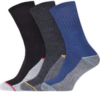 Heatbooster | Thermosokken | Warme sokken | Kleur: Grijs | Maat: 43-46 | Dames & Heren | 3 Paar