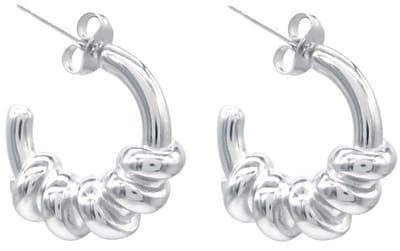 Oorbellen - oorringen - spiraal - zilverkleurig - design - oorsieraad - accessoire - sieraad - hip - trendy - chique - tijdloos - cadeau - feest - vrouwen - dames - feestdagen - verjaardag