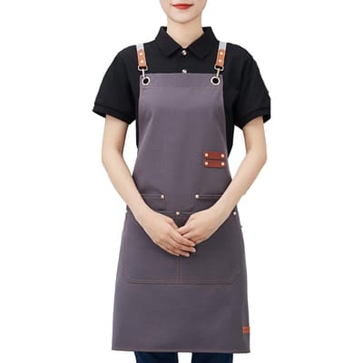 Tablier épais et imperméable pour homme et femme, anti-graisse, anti-taches, pour chef, café, restaurant, serveur, barbecue, cuisine
