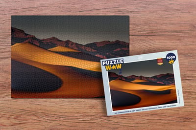 Puzzel De zandduinen in het Death Valley Nationaal Park van Californië - Legpuzzel - Puzzel 1000 stukjes volwassenen