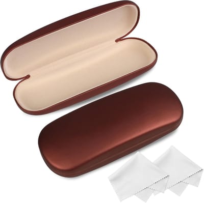 Brillenetui Harde Schaal - Brillenkoker Beschermhoes - Dagelijks Gebruik Reizen - Compact Lichtgewicht - 16x6x1.8 cm