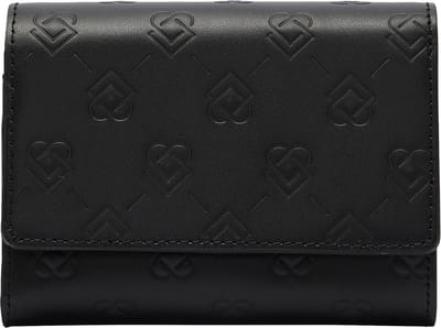 LIEBESKIND BERLIN Portemonnee Paper Bag Nora Wallet Black Zwart