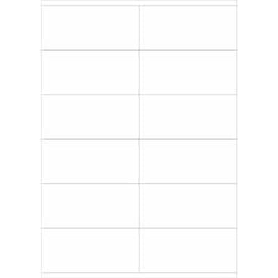 Schäfer Shop Select Universele etiketten, 105,0 x 48,0 mm, permanentklever, 1200 stuks