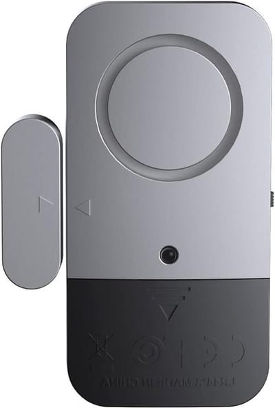 Deurraam Alarmsensor - Draadloze Sensor - Beveiliging Thuis - Lage Batterij Indicatie - 115 cm - Zilver