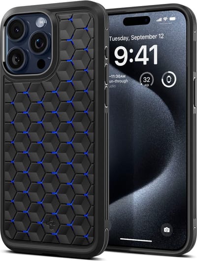Spigen Cryo Armor Apple iPhone 15 Pro Max Hoesje Back Cover Blauw