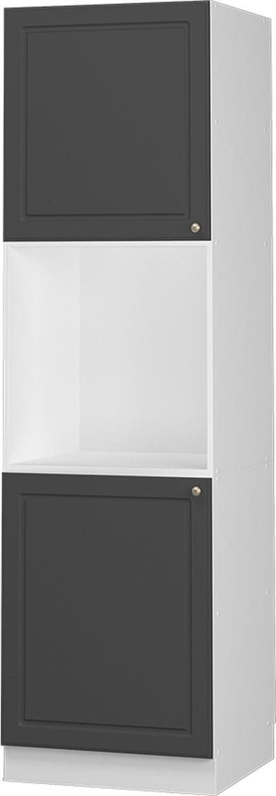 Vicco Fame-Line Ovenombouwkast – 60 cm open Anthrazit-Gold Landhaus