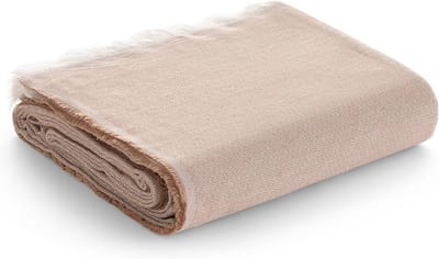 Multifunctionele Beige Bankhoes Katoen Blend | Sprei voor 3-zits Bank en Bed