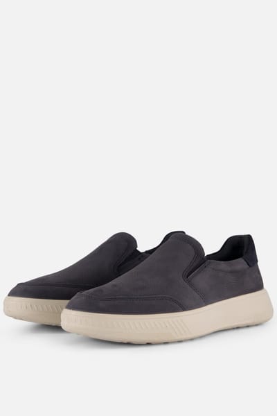Ecco Move M Slip-on Instappers blauw Leer - Maat 40