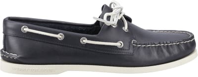 Sperry Authentiek Origineel 2 VETERS Breed | Marineblauw - FW Boat Shoes - Maat 47.5 -