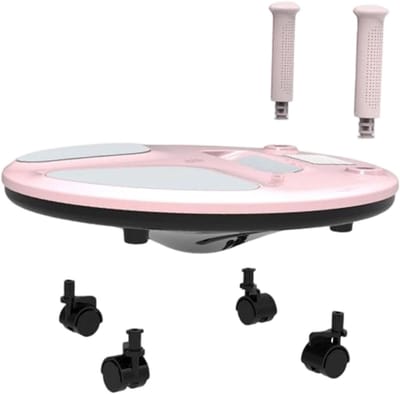 Buiktrainer - Fitnesswiel Kernspieren - Thuistraining Rompkracht - Dubbele Rolkatrollen - 42 x 41 x 10 cm - Uniek