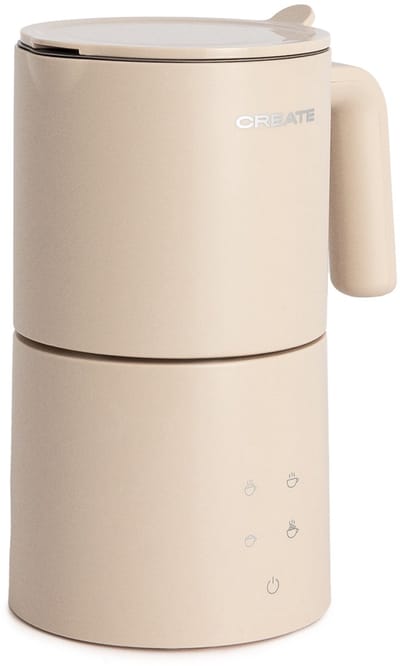 CREATE - Vaatwasserbestendige melkopschuimer en -verwarmer - Zand - MILK FROTHER STUDIO PRO