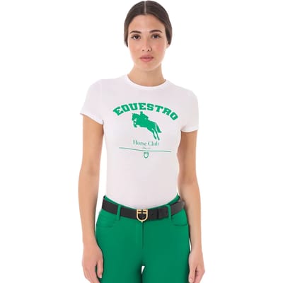 Katoenen T-shirt voor vrouwen Equestro