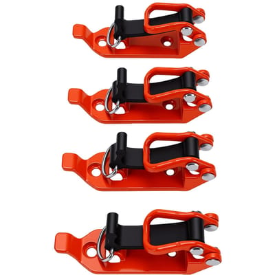 4 stuks Schepbevestiging Heavy Duty Zinklegering Rubber Multifunctionele Schepbevestigingsbeugels voor Vrachtwagens Aanhangers Off Road