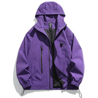 Nieuwe Buitenjas Heren Hardshell Outdoor Lente Werkkleding Winddicht Casual Met Capuchon Koppeljas voor Mannen XL