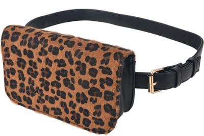 Juleeze Heuptasje Dames 19x11x5 cm Bruin Kunstleer Luipaard