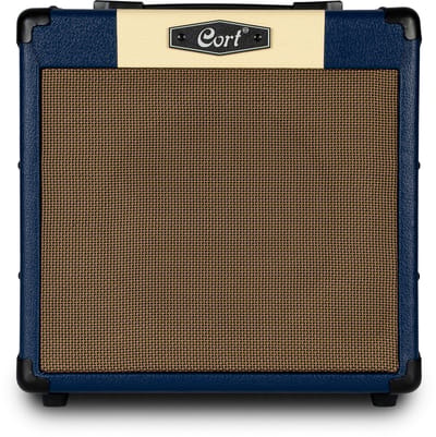 Cort CM15RDB 15W Gitaarversterker met 8 inch Speaker, Reverb en 2 Kanalen Dark Blue