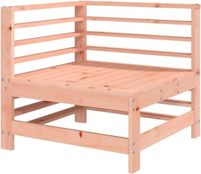 Tuinhoekbank Hout - Loungebank Buiten - Gezellig Samenzijn - Massief Douglashout - 1 Stuks - Natuurlijk
