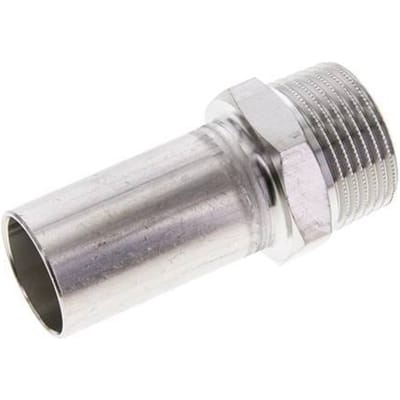 Perskoppeling - 28mm Buiseinde & R 1'' Buiseinde - RVS