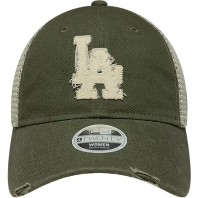New Era 9twenty Trucker Losdod Pet Dames Groen