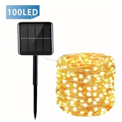 Bovista Lichtslinger - Lichtsnoer Buiten - Binnen - Klimop Slinger - Slinger Met Led Lichtjes - Zonne-energie - 12m