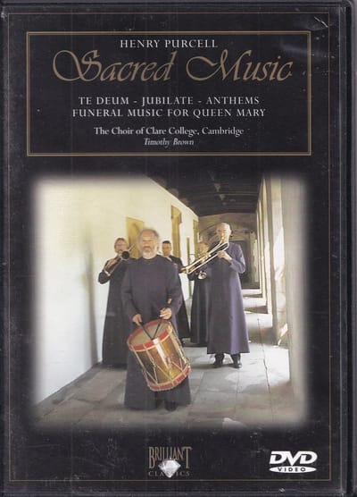DVD Sacred Music - Henry Purcell - The Choir of Clare College Cambridge o.l.v. Timothy Brown