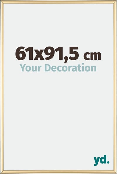 Your Decoration - Fotolijst 61x91,5 cm - Aluminium - Goud - Kent