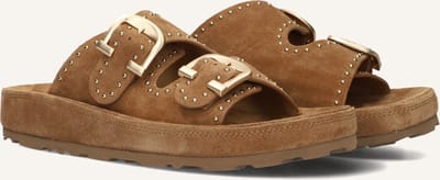 STEFANO LAURAN Dk56658 Slippers - Dames - Bruin - Maat 37